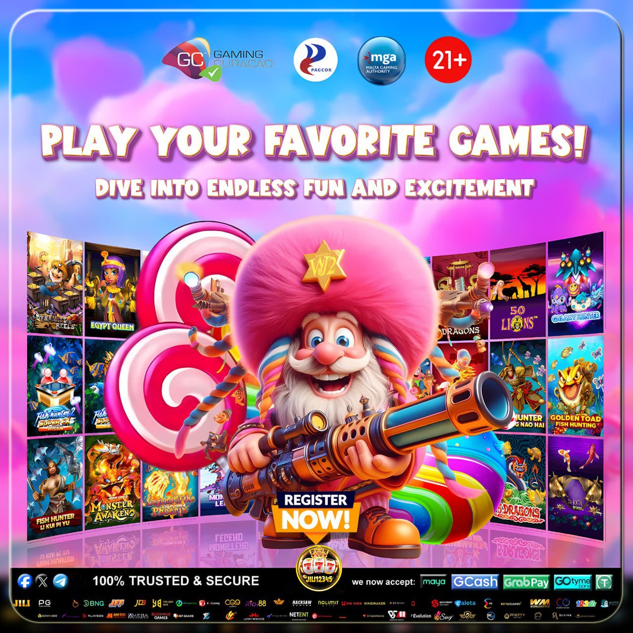Ilustração do funcionamento de slots