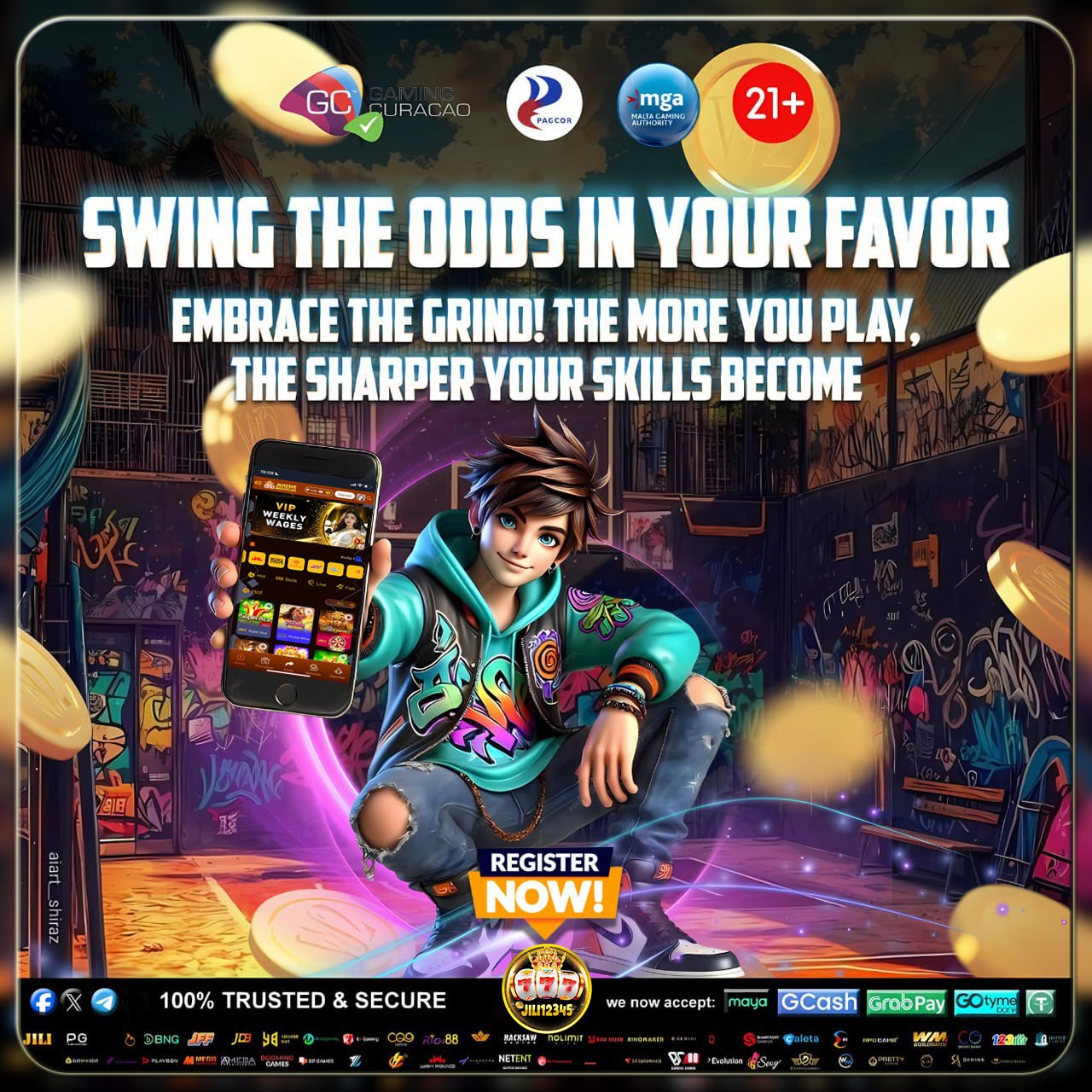 Pessoa pensando sobre jogo de slots